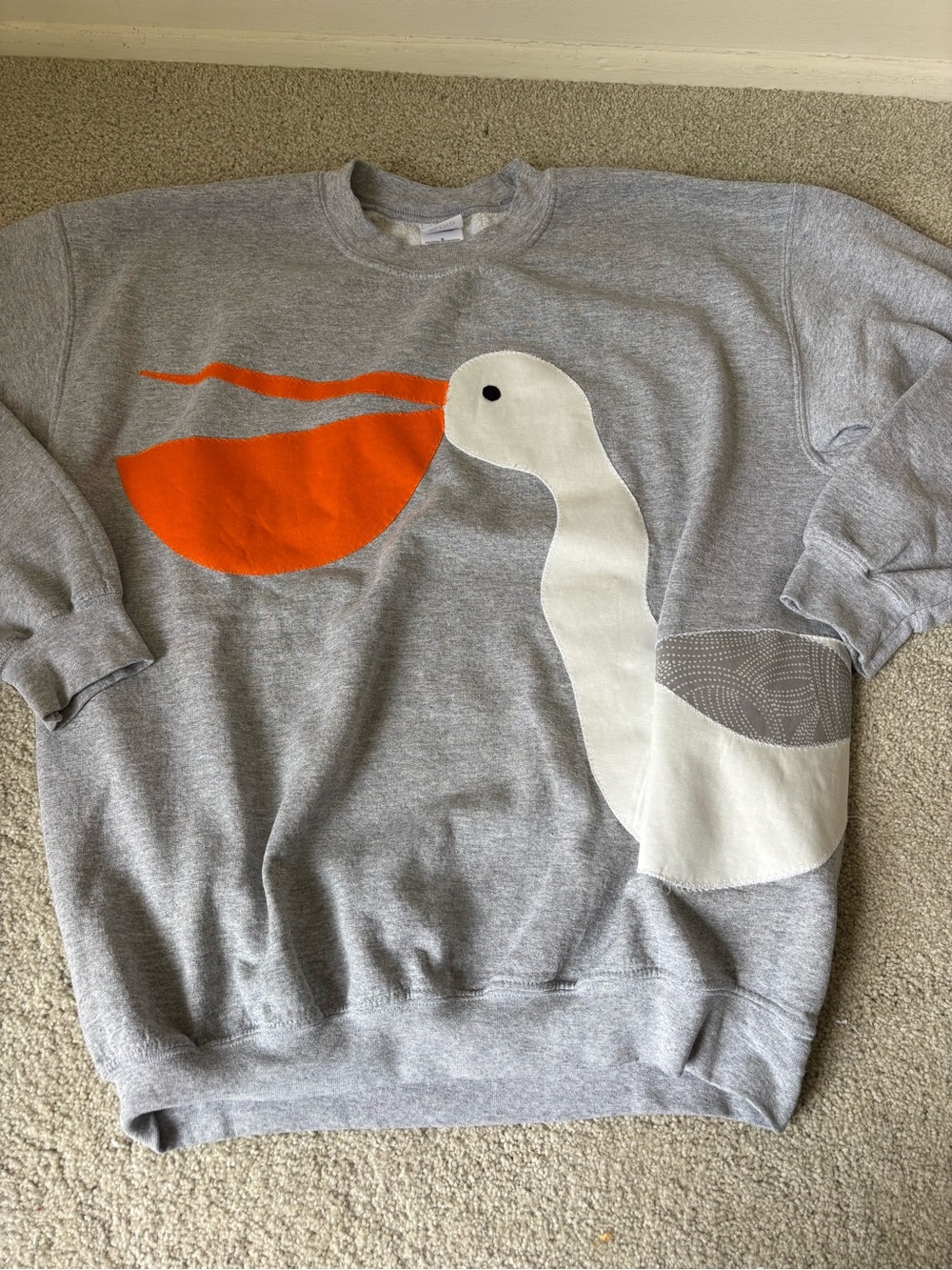 Gildan Gray Heavy Blend Crewneck Sweatshirt